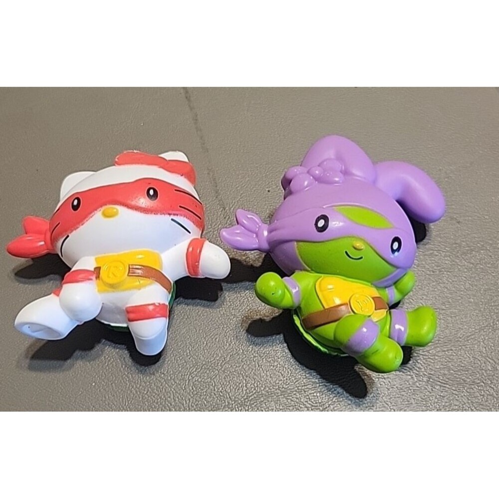 Hello Kitty Ninja Turtles McDonalds Happy Meal toys
